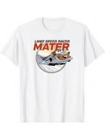 Pixar Cars On The Road Mater Land Speed Racer T-Shirt S įvairiaspalvis