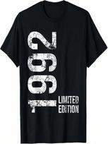32nd Birthday 32 Years Old Man Woman Vintage 1992 T-Shirt S įvairiaspalvis
