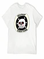 DESTROY EVERYTHING T-Shirt Luxury Designer Boys Animal Print Heavyweights Rapper Graphic Tees unisexs Graphic T-Shirts Hip Hop S įvairiaspalvis