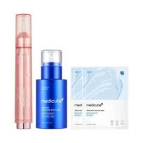 Medicube Skin Boosting Duo Set, Collagen Booster Serum 15ml & Exosome Pore Ampoule 2000 (Plus 2 Bonus Mask Sheets)