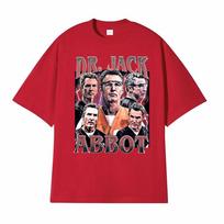 Vintage Dr Jack Abbot Vintage 90s Graphic Print Tshirt Unisex Women Harajuku Fashion Oversized T Shirts Cotton Short Sleeve TShirt S