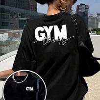 Y2k GYM Therapy Streetwear T Shirt Gift Casual Tee Retro Vintage T Shirt Women Men Cotton Oversized Loose Summer XS