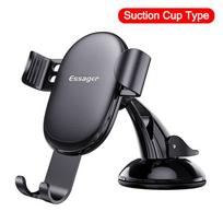 „Essager Gravity“ automobilinio telefono laikiklis „iPhone“ Samsung universalus laikiklis, skirtas telefonui automobilinio mobiliojo telefono laikiklio stove Suction Cup Type