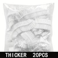 Sutirštintas vienkartinis dulkių dangtelis Buitinė ryžių viryklė virtuvės kepimo padėklas Mikrobangų krosnelė Didelis skaidrus plastikinis įvyniojimas 20pcs