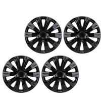 4 Pcs 16in Wheel Hub Cap Full Protection Stylish Look Universal Fit Snap On R16 Wheel Rim Cover