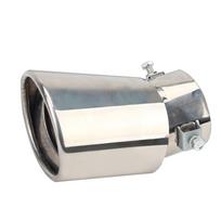 Car Accessories Car-styling Universal Stainless Steel Car Exhaust Tail Muffler Tip Pipe DIY Car Exhaust Systems sidabras