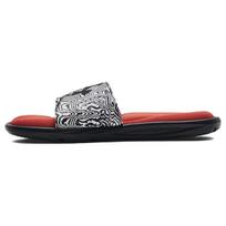 Under Armour Ignite 6 Graphic Strap Slide Psychedelic Stripe Men Sneakers Black Heritage-Red 3024450-006 40
