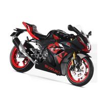 1/12 Suzuki GSX-R1000R lydinio lenktyninio motociklo modelis, lietas gatvės visureigio motociklo modelis, imitacinis vaikų žaislas, dovana