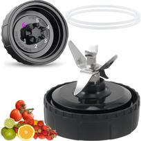 6-ašmenų vyriškas maišytuvo ašmuo, atsarginės dalys Nutri Ninja maišytuvams BL660 BL770 BL780 BL740 ir kt.(Maža 3,35 colio geležtė) juoda