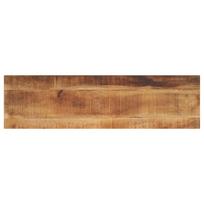 vidaXL Stalviršis, 100x20x3,8 cm, stačiakampis, masyvi mediena, šiurkštus mango skonis