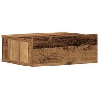 vidaXL Pakabinamas naktinis staliukas, sena mediena, 40x32x15 cm, inžinerinė mediena