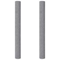vidaXL Neslystantys dažytojo fliso audiniai, 2 vnt., 5 m, 180 g/m², pilki