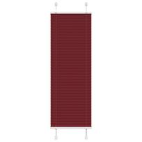 vidaXL Klostuotos žaliuzės, bordo spalvos, 45x100 cm, audinys, plotis 44,4 cm, poliesteris
