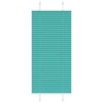 vidaXL Klostuotos žaliuzės, petroletiškai žalios, 60x150 cm, audinys, plotis 59,4 cm, poliesteris