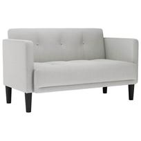 vidaXL Dvivietė sofa, debesų pilka, 111 cm, audinys