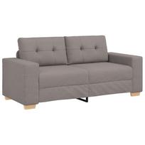 vidaXL Dvivietė sofa, pilkai pilka, 180x77x82 cm, audinys
