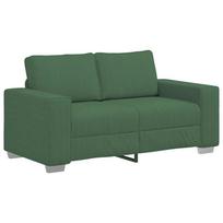 vidaXL Dvivietė sofa, tamsiai žalia, 160x77x82 cm, velvetas, audinys
