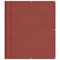 vidaXL Balkono pertvara, terakota, 120x800 cm, 100% poliesteris, oksfordas