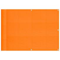 vidaXL Balkono pertvara, oranžinė, 75x1000 cm, 100% poliesteris, oksfordas