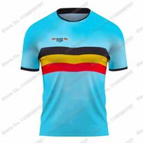 Belgium Team T Shirt Belgian MTB Cycling Jersey GYM Outdoor Tech Shirts Training Tops Fitness Jersey Running Clothing XXS