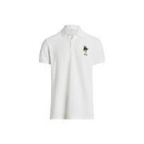 Polo Ralph Lauren SS23 Solid Logo Print Casual Short Sleeve Polo Shirt Men tops MNPOKNI1N822168-100 L