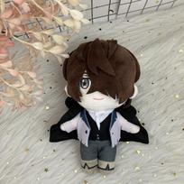 New 20cm Edgar Allan Poe Oda Sakunosuke Plush Doll Anime Cosplay Stuffed Plushie Toys Fans Christmas Birthday Gift