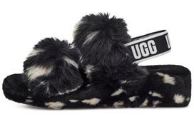 UGG Oh Yeah Spots Sandals Black Women's 1118165-BLK 38