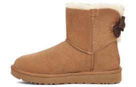 UGG Mini Bailey Suede Bow For 'Chestnut' Women's 1153514-CHE 36