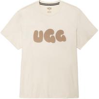 UGG T Shirts Men's Ivory Crew Neck Moderate Straight Fit 1156450-CRM S