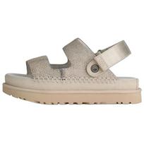 UGG Goldenstar Glide Crackle Fashion Trend One Strap Sandals Women's Crackle White 1177852-CRCK 38