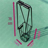 Portable Tennis Ball Picker & Retriever: No Bending Needed, Easy Collection Basket for Training