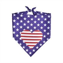New US Independence Day Flag Pet Bib Dog Bandana Cat Scarf Accessories Patriotic Design  Dog Accessories (as the picture,L64 45 45)