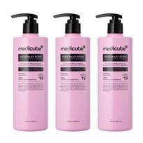 Medicube Rosemary PDRN Cooling Thickening Shampoo, Scalp Clarifying & Hair Volume Care, 400ml (3-Pack)