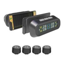 Smart TPMS Car Tire Pressure Alarm Monitor System 4 External Sensors Display Solar Intelligent Tyre Pressure Temperature Warning T13 External
