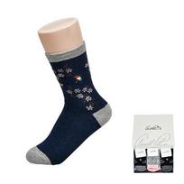 Arnold Palmer Ladies' Floral Mid-Length Non-Slip Socks 0073tu (P003780823) 24cm