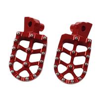 For HUSQVARNA TC 65 85 125 FC TE FE TX FS 125 250 300 350 450 501 TC65 Accessorie Motorcycle Foot Pegs Footpeg Pedals FootRest raudona