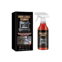 Oven and Grill Cleaner Spray 100ml Effective Grease and Burnt Residue Remover for Oven Stoves Barbecue Kitchen Appliances One Size