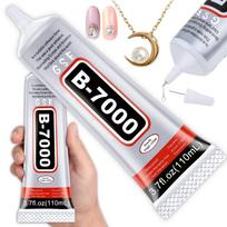 B7000 Rhinestones Glue for Crafts, 110ML Glue of Diamond Jewelry 3.7fl.oz Clear B-7000 Super Jewelry Glue Transparent Industrial Adhesive pilka