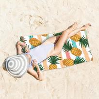 Extra Large Microfiber Printed Beach Towel Absorbent Bath Towel 70x150 cm Lightweight Quick Drying Soft Fabric Suitable for Pool and Outdoor Use A
