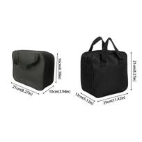 1pc Black Car Air Compressor Pump Kit Organizer Bag Automotive Tool Automotive