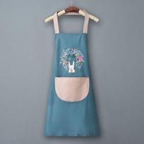 Cute Kitchen Aprons Waterproof Oilproof Catering Waiter Home Cooking Cleaning Sleeveless Apron Smock Household Cleaning Tools