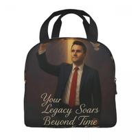 Lunch Box Charlie Kirk Angelic Advocate Accessories Storage Food Box Multifunction Cooler Thermal Bento Box For Outdoor Option 1 juoda