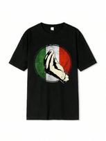 Italian Gift Shirt Funny Italy T-Shirt Fitted Casual Tees Cool Summer Short Sleeves, Graphic T Shirts Harajuku Wounisex Clothing S įvairiaspalvis