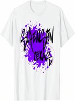 Screwston Texas Houston Design With Purple Paint Splatter T-Shirt S įvairiaspalvis