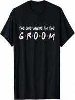 I'm The Groom Bachelor Party Stag Groomsunisex Getaway Wedding T-Shirt S įvairiaspalvis
