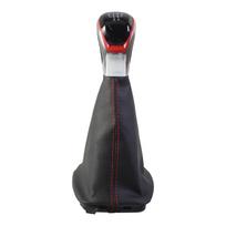 5 6 Speed Shifter Gear Shift Knob For Interior Upgrade Plastic And Artificial Leather Dust Cover Included For Fabia 2000-2008