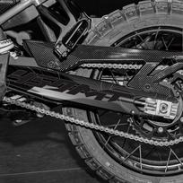 For CFMOTO 450MT 450 MT motorcycle rear rocker pattern printing stickers, motorcycle accessories, decorative protection decals