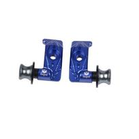 Rear Wheel Fork Axle Slider Swingarm Stand Pick Up For Yamaha FZ07 MT07 Chain Adjuster 2014-2019 2020 2021 FZ MT 07 Accessories mėlyna