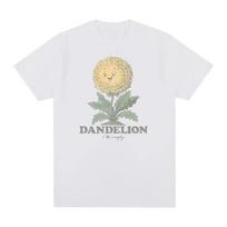 Groovy Dandelion TEE 2026 New Ella Langley Vintage Casual pure Cotton Teeshirt Unisex Round Neck High Quality Comfortable Tops 2XL