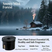 Auto Spray with Timer Ambient Atmosphere Light Smart Car Mist Diffuser Fragrance Machine USB Rechargeable Car Interior Decor